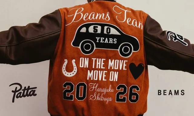 BEAMS 携手 Patta 推出 50 周年纪念版联名 Varsity Jacket