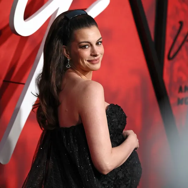 The $13 Shade Behind Anne Hathaway's "Cherry Noir" Nails