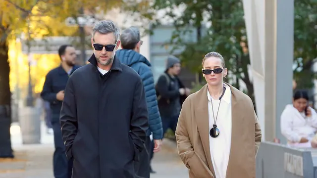 In Matching Shoes, Jennifer Lawrence and Cooke Maroney Are in Total Lockstep
