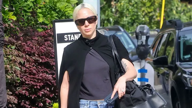 Lady Gaga Does New-Mom Dressing in a Very Lady Gaga Way