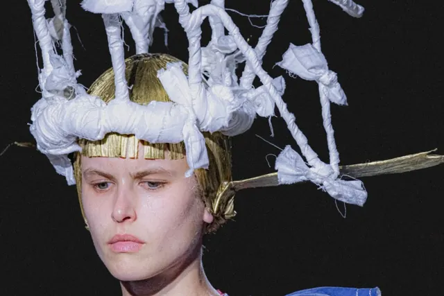 Rei Kawakubo takes the crown at Comme des Garçons SS27