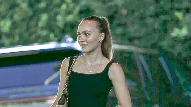 Lily-Rose Depp Knows That Black Is This Year’s Pink