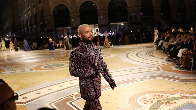 J Balvin Walked the Vogue World 2026: Milano Runway in Regal Dolce & Gabbana