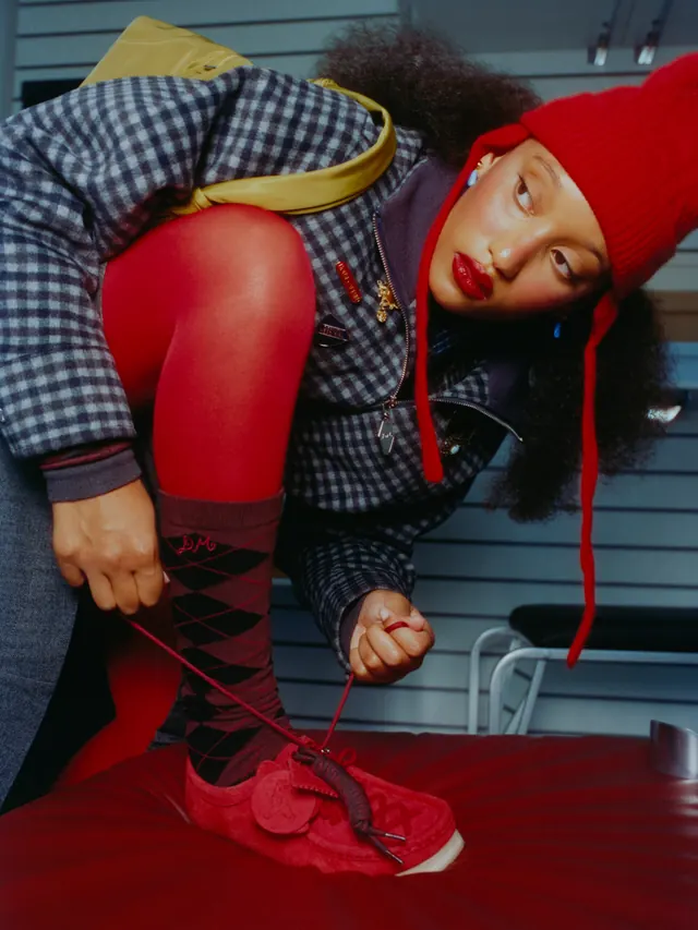 a new take on british icons | damson madder x clarks originals | Schön! Magazine