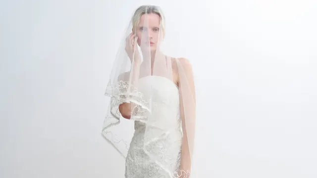 Unexpected Textures Were the Breakout Trend From Bridal Fashion Week