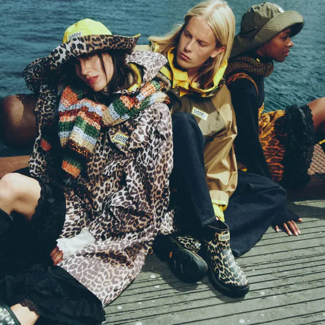reimagining rainwear | ganni and hunter | Schön! Magazine