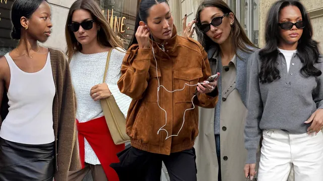 If You Like Parisian Style, Wear Your Sweaters Like This, This, and This