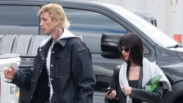 Dakota Johnson and Machine Gun Kelly Make Their Daytime Debut
