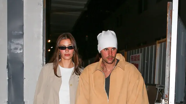 Hailey and Justin Bieber Do His-And-Hers Church Dressing