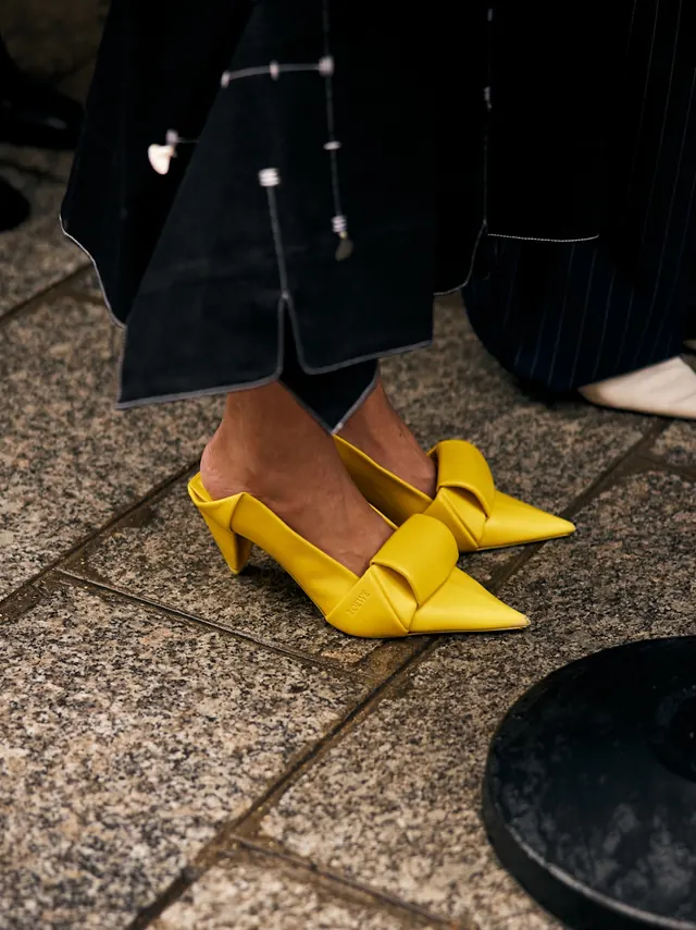PFW Has Spoken: Primary Color Pumps Are In