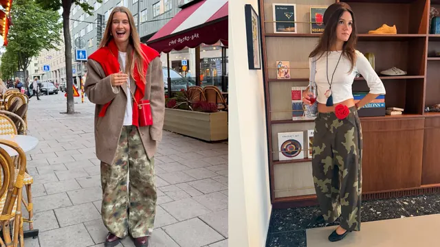 Camo Pants Are Suddenly Everywhere—Wear Them With These Shoe Trends in 2026