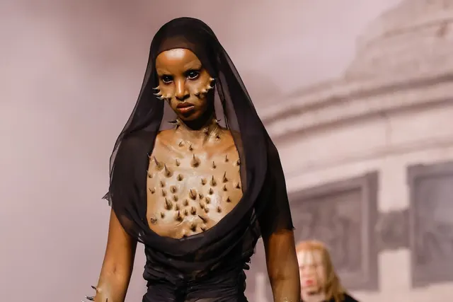 The beauty at Paris Fashion Week SS27 goes hard on the drama