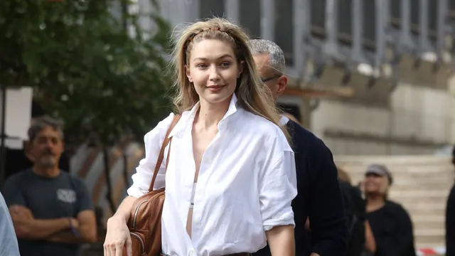 Gigi Hadid Channels Classic French Girl Style in Paris