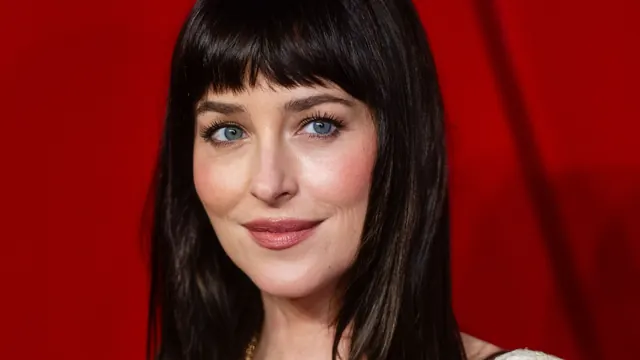 Dakota Johnson Matched Her Nails to Her Visible Underwear