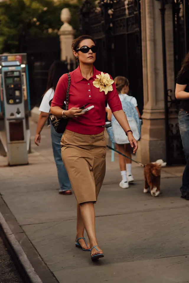 The Hottest Accessory At NYFW Was A Floral Brooch