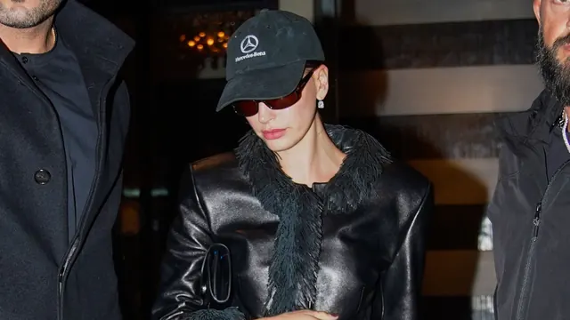 Hailey's Night-Out in Paris Outfit Included French-Girl Jeans and This Fall Jacket Trend